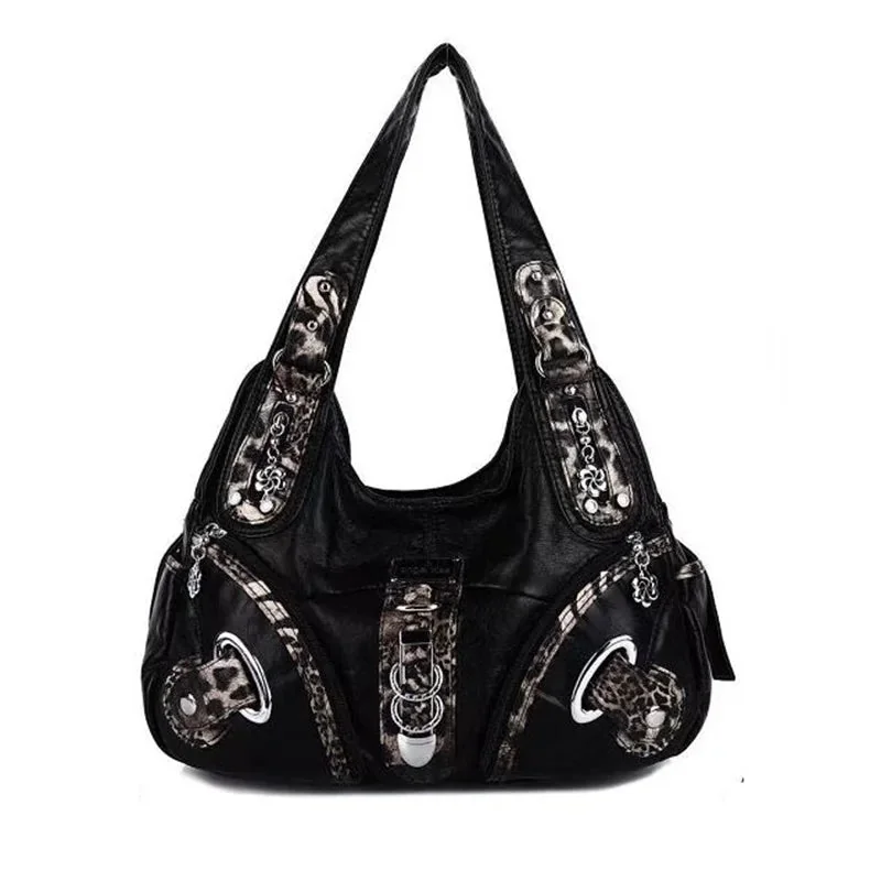Trendy Black Shoulder Bag for Women
