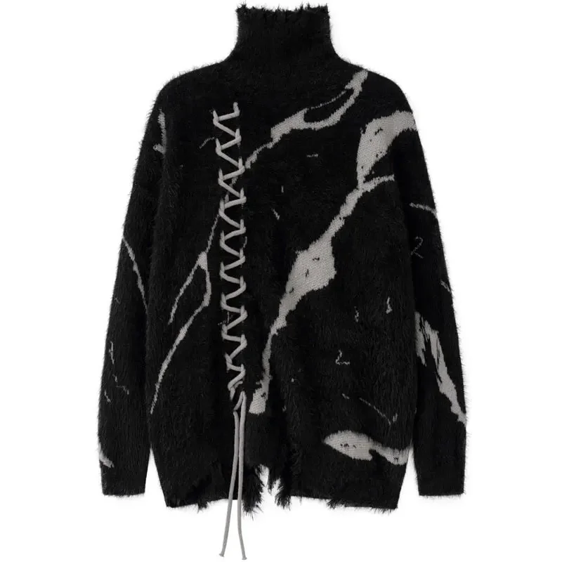 Classic Black Knit Sweater for Men