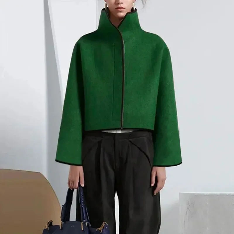 Premium Vintage Cotton Polyester Womens Bomber Jacket