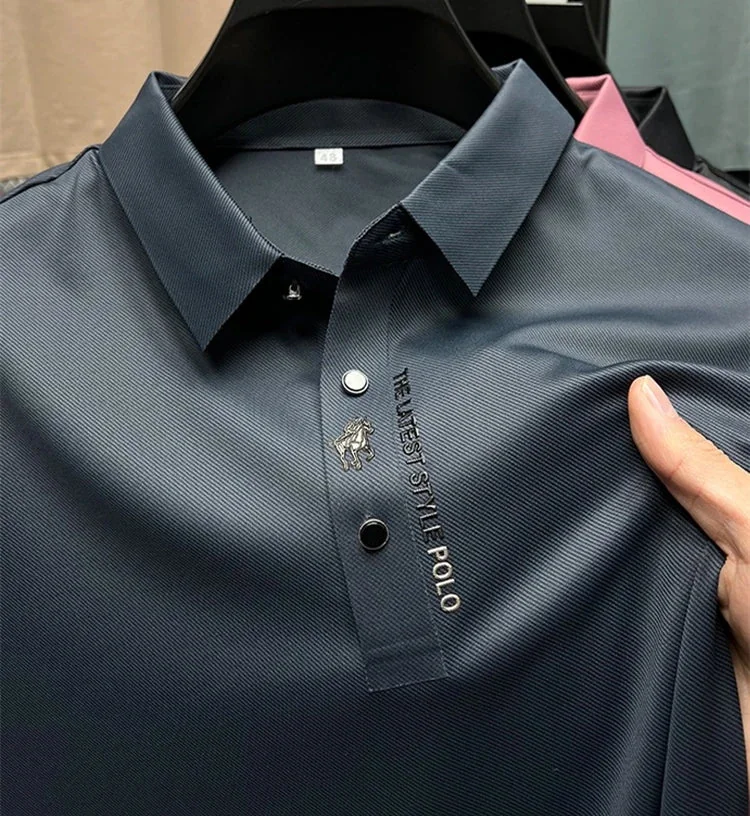 Classic Muscle Fit Wrinkle-Free Polo Shirt