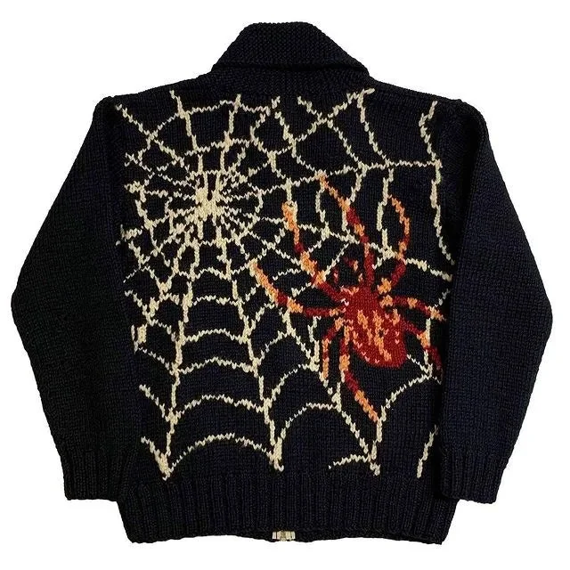Premium Black Spider Sweater - Unisex Style
