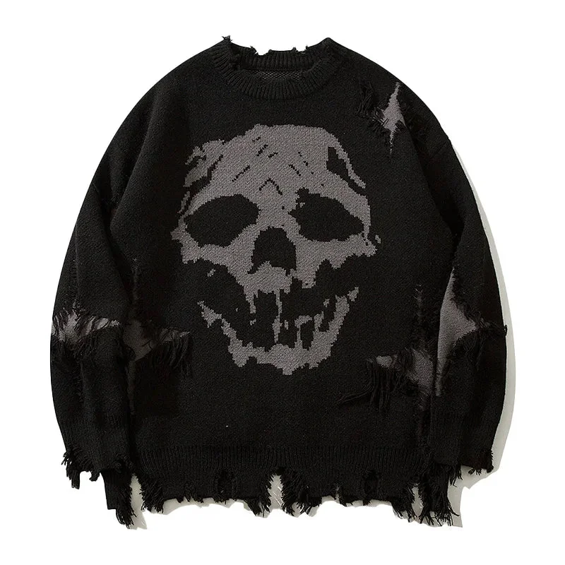 Premium Skull Print Unisex Pullover