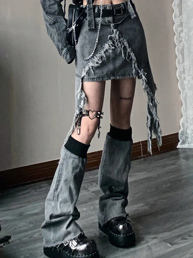 Blue Denim Skirt for Women