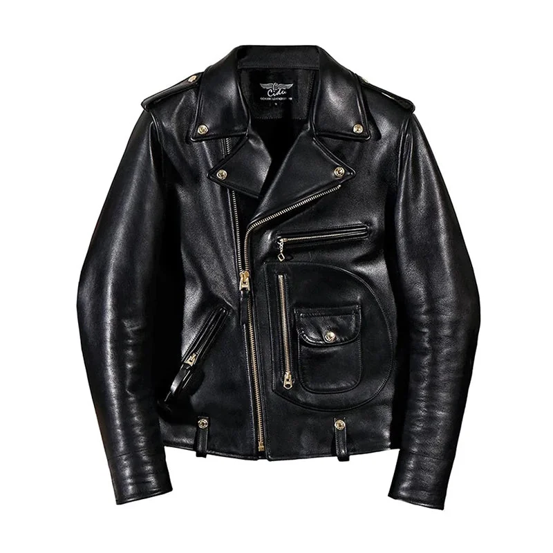 Premium Black Biker Jacket for Men