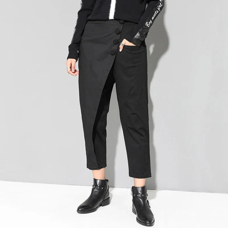 Classic Black Womens Casual Trousers