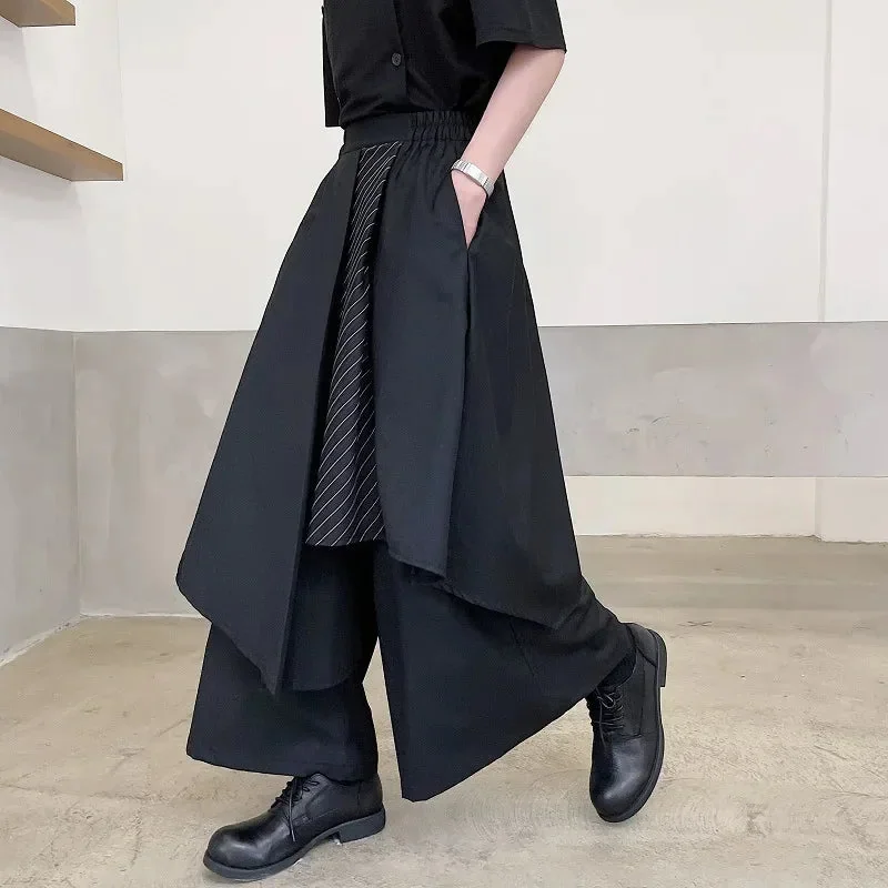 Premium Black Wide Leg Pants for Men