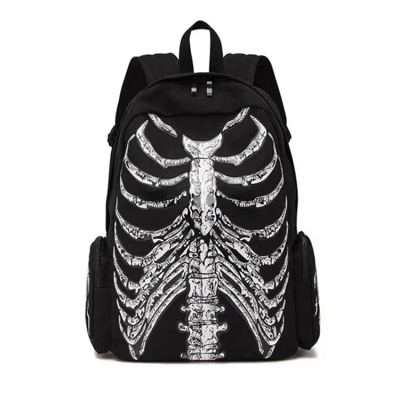 Premium Black Skull Backpack - Limited Edition