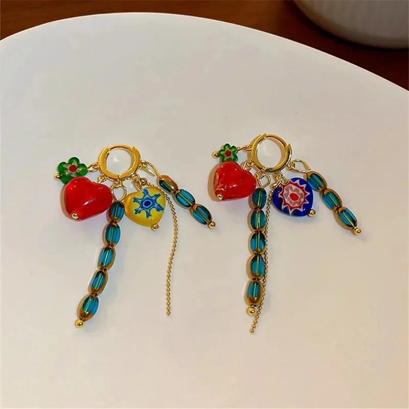 Bohemian Style Gold Earrings for Women