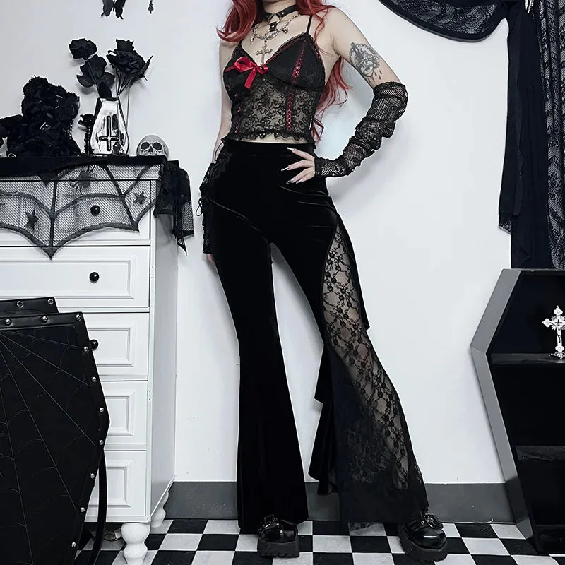 Velvet Womens Fashion Pants in Black