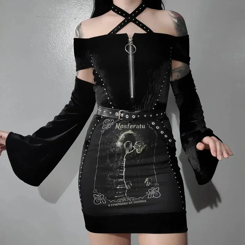 Velvet Womens Bodysuit in Black Premium Blend