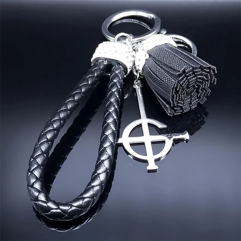 Elegant Stainless Steel Key Chain - Mens Premium Accessory