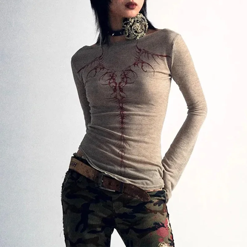 Beige Premium Cotton & Polyester Womens Pullover