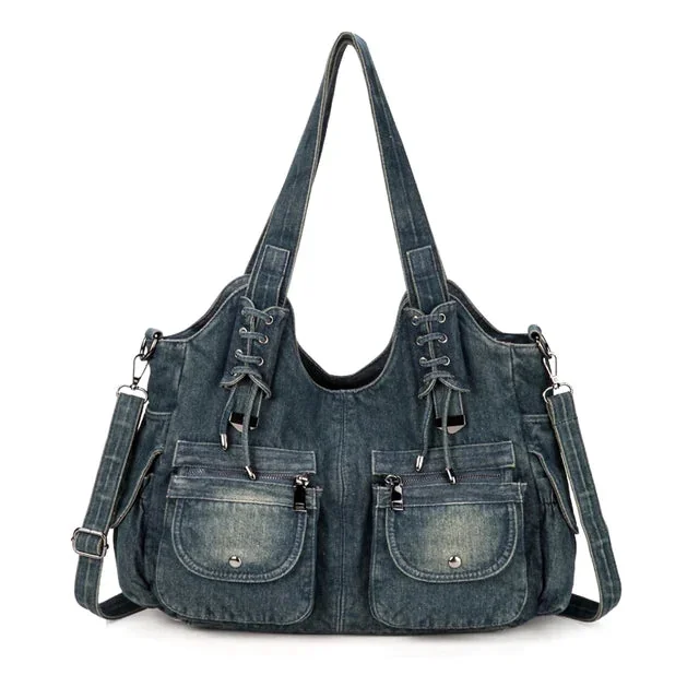 Chic Denim Womens Tote Bag - Limited Edition