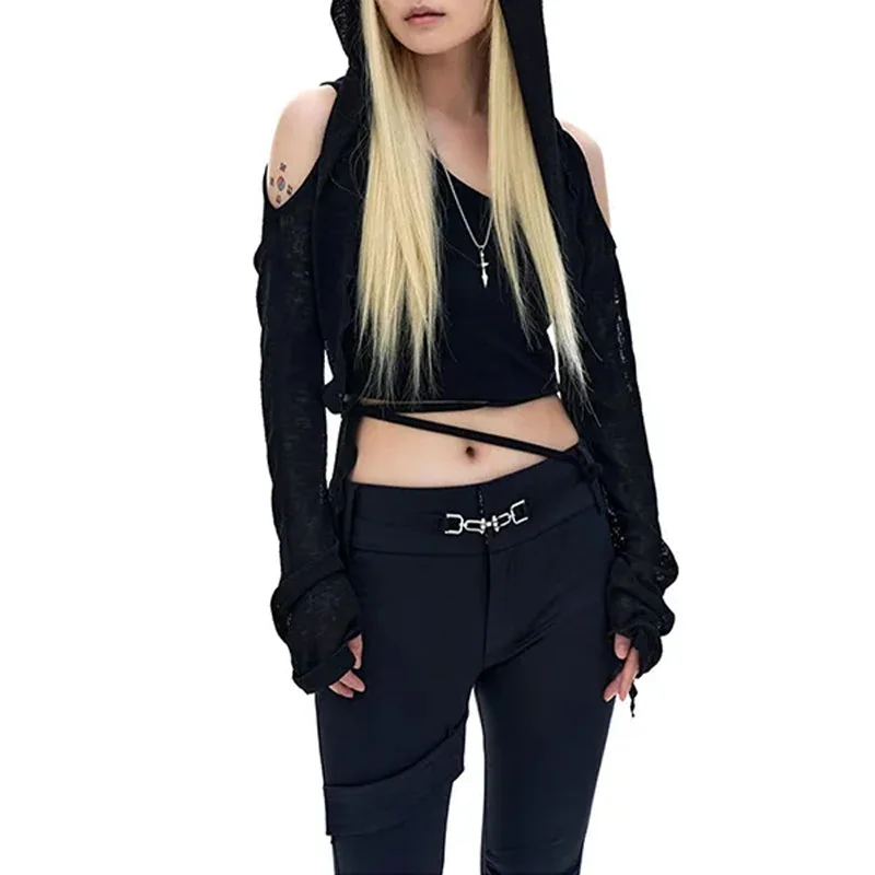 Premium Cotton Blend Womens Hooded Top