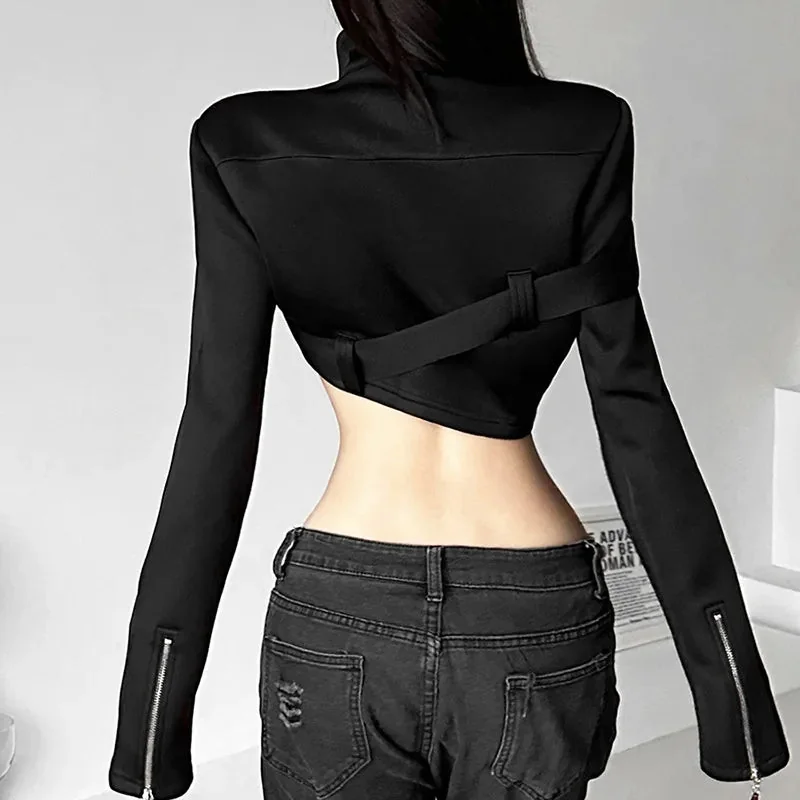 Fashionable Black Short Jacket for Women