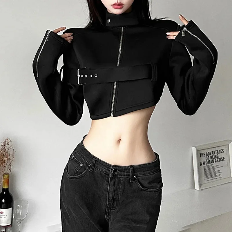 Fashionable Black Short Jacket for Women