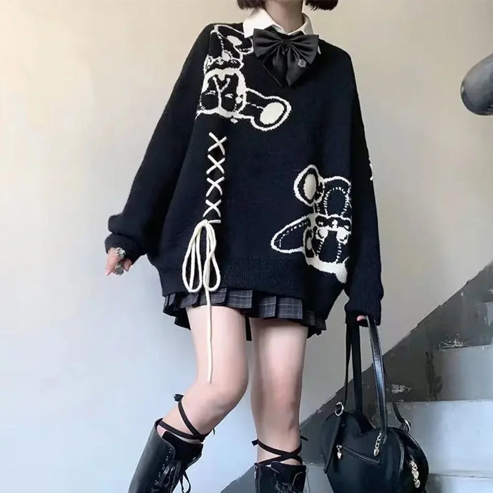 Black Womens Premium Cotton Polyester Blend Sweater