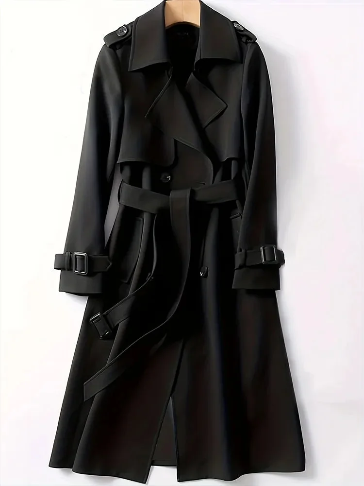Black Premium Trench Coat for Women