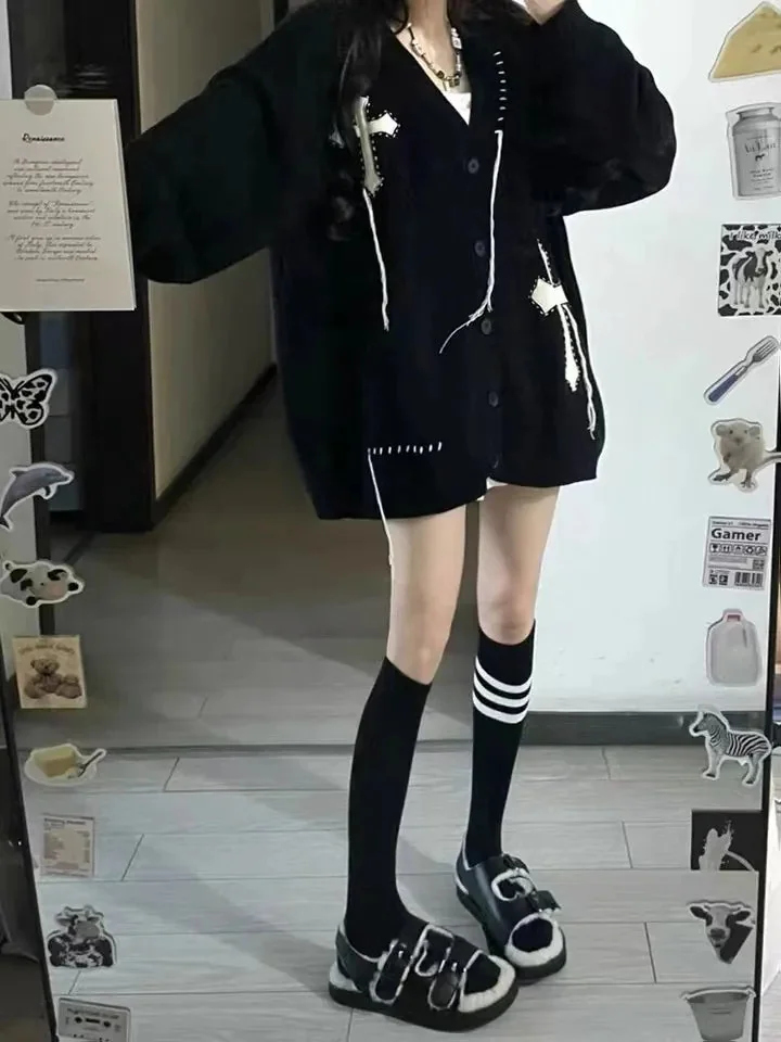 Limited Edition Gothic Style Black Cardigan