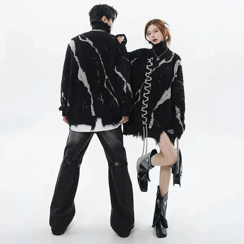 Classic Black Oversized Sweater for Women