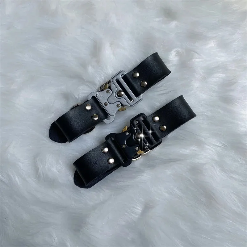 Fashionable Womens Cotton & Polyester Metal Choker