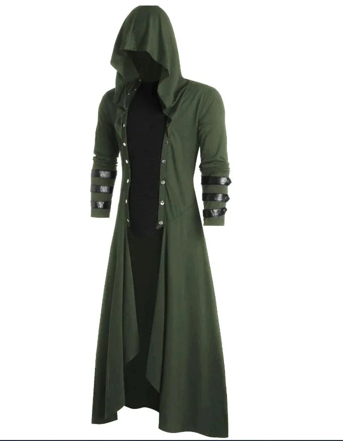 Premium Medieval Hooded Jacket in Cotton & Polyester Blend