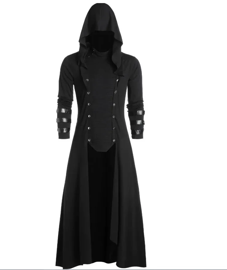 Premium Medieval Hooded Jacket in Cotton & Polyester Blend