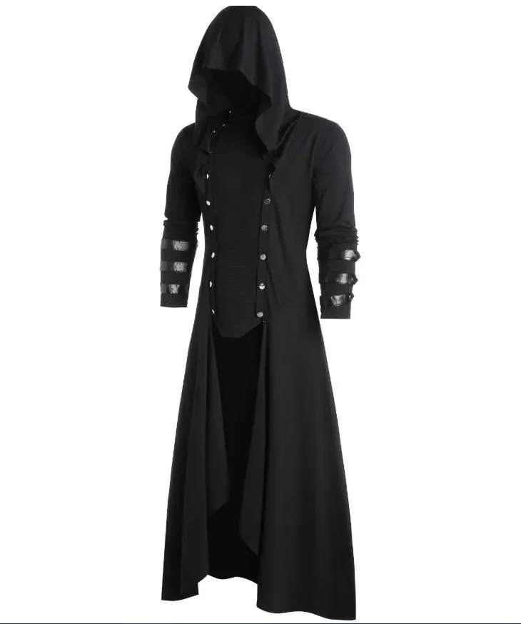 Premium Medieval Hooded Jacket in Cotton & Polyester Blend