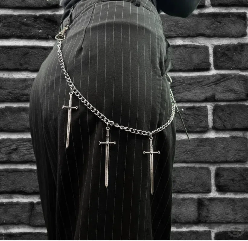 Premium Metal Unisex Chain Pants - Limited Edition