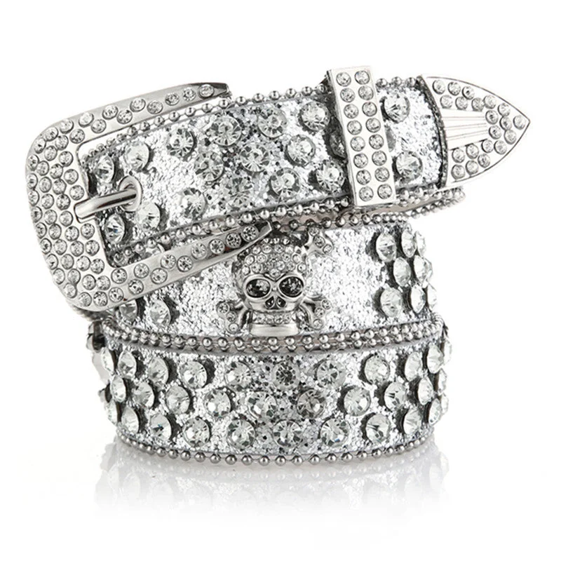 Diamond Skeleton Belt in Premium Faux Leather - Limited Edition