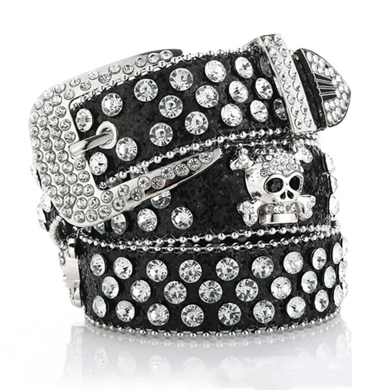 Diamond Skeleton Belt in Premium Faux Leather - Limited Edition