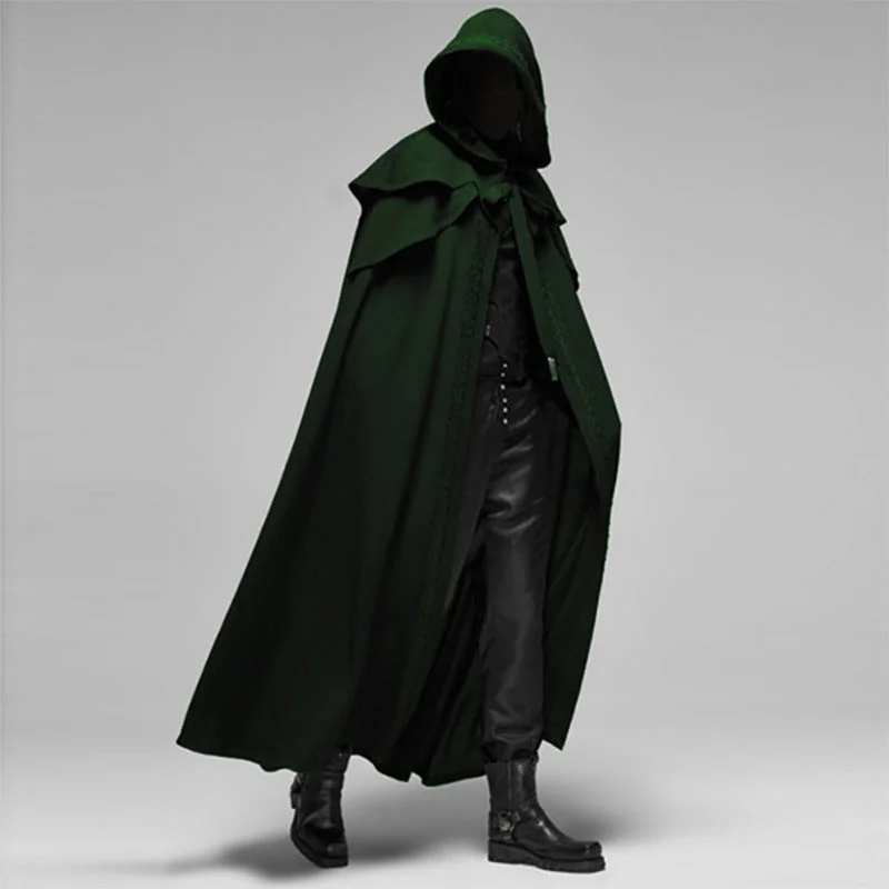 Gothic Premium Cotton Hooded Cloak