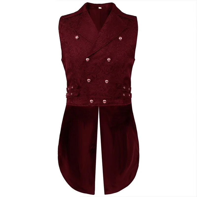 Mens Renaissance Premium Waistcoat - Stylish Long Coat