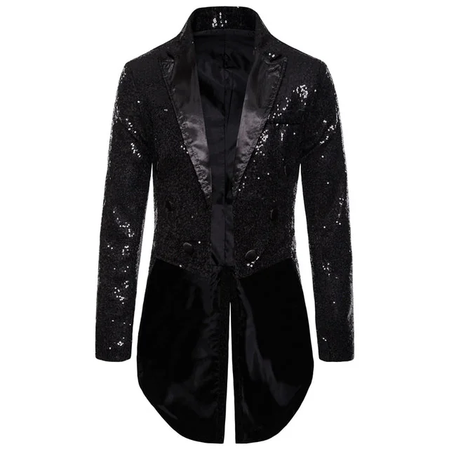 Formal Tuxedo-Style Jacket in Premium Cotton Blend