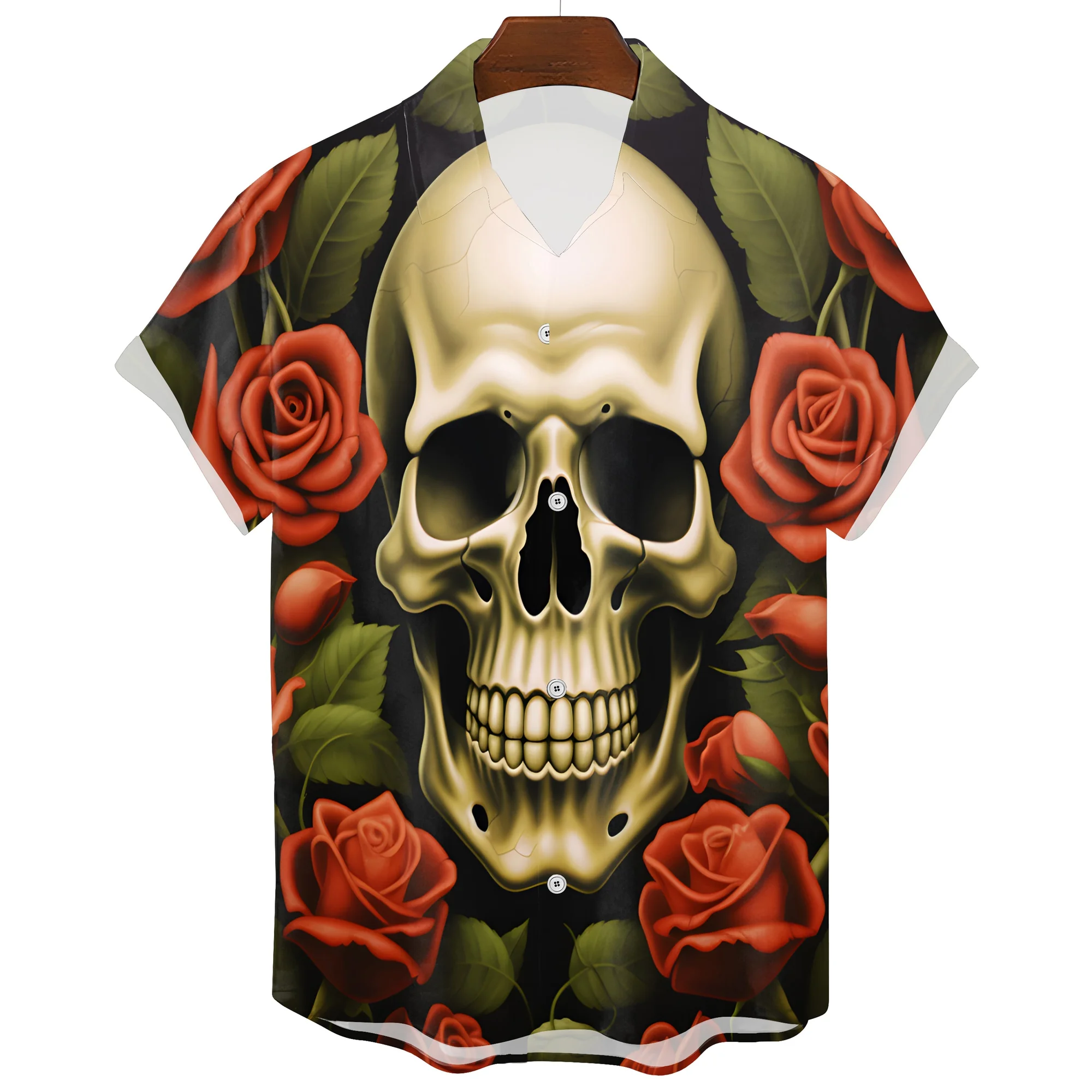Limited Edition Hawaiian Skull Mens T-Shirt