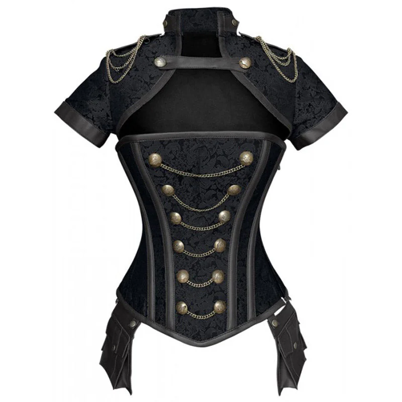 Gothic Steampunk Premium Spandex Corset