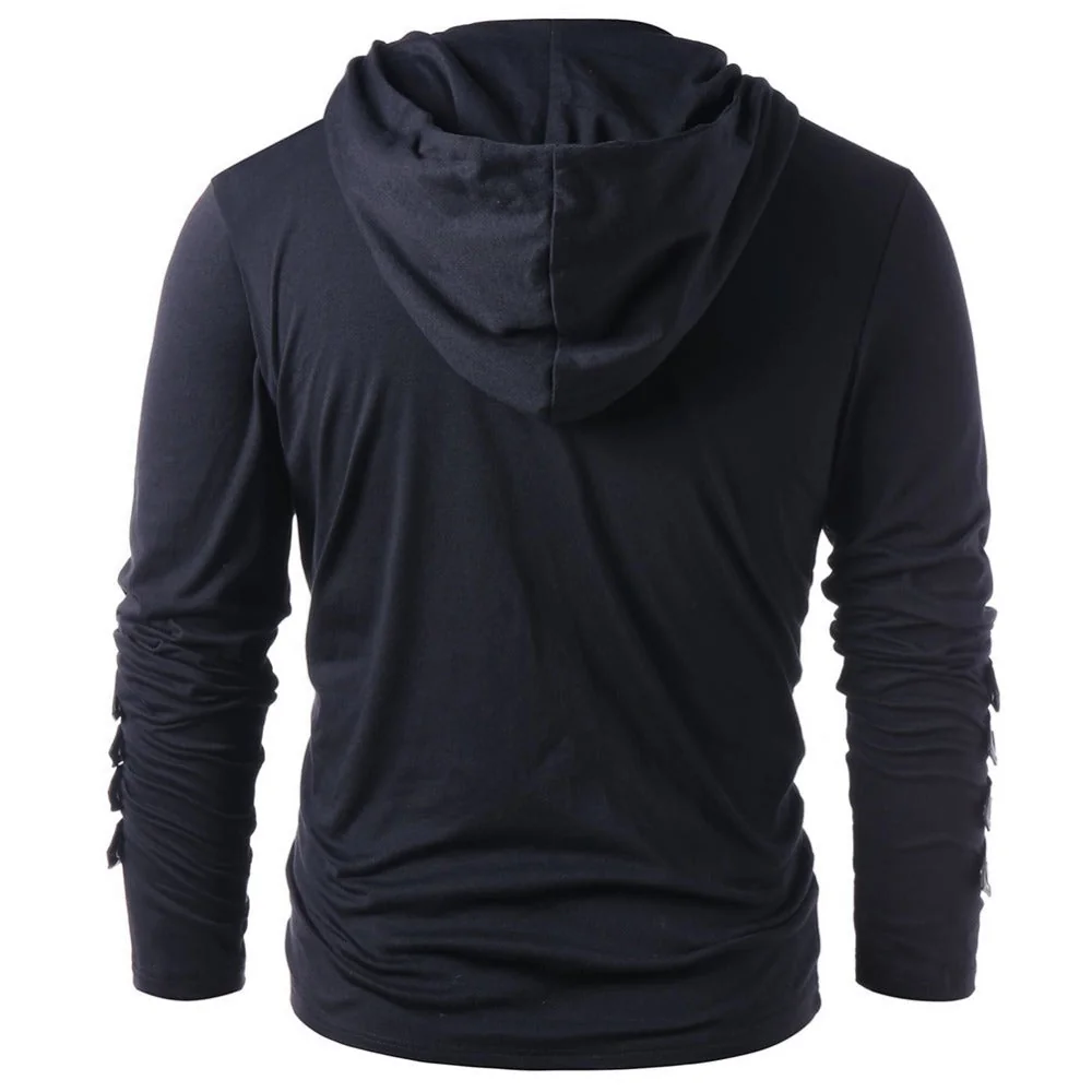 Gothic Steampunk Mens Hoodie Premium Cotton-Polyester Blend