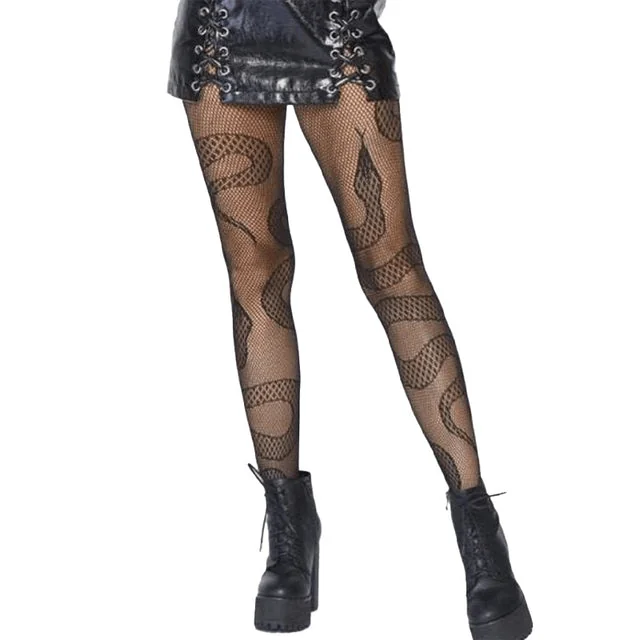 Limited Edition Gothic Silk Blend Party Tights