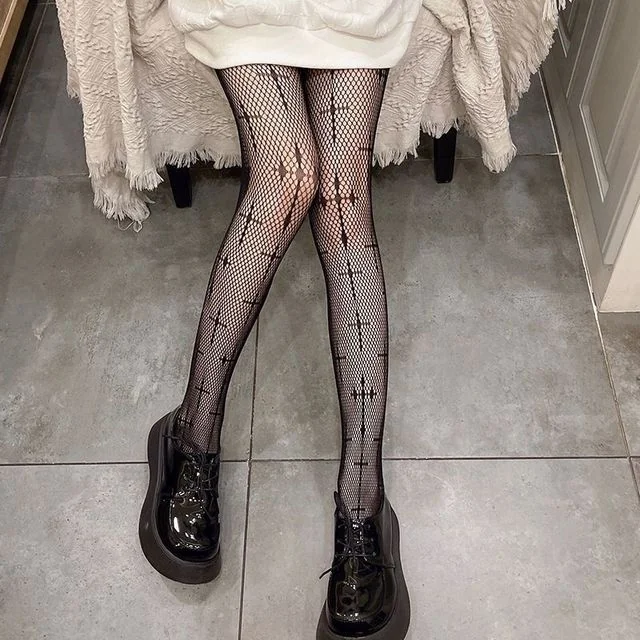 Limited Edition Gothic Silk Blend Party Tights