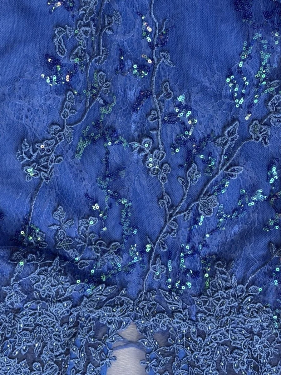 Sweetheart Lace Bodycon Homecoming Dress | Royal Blue