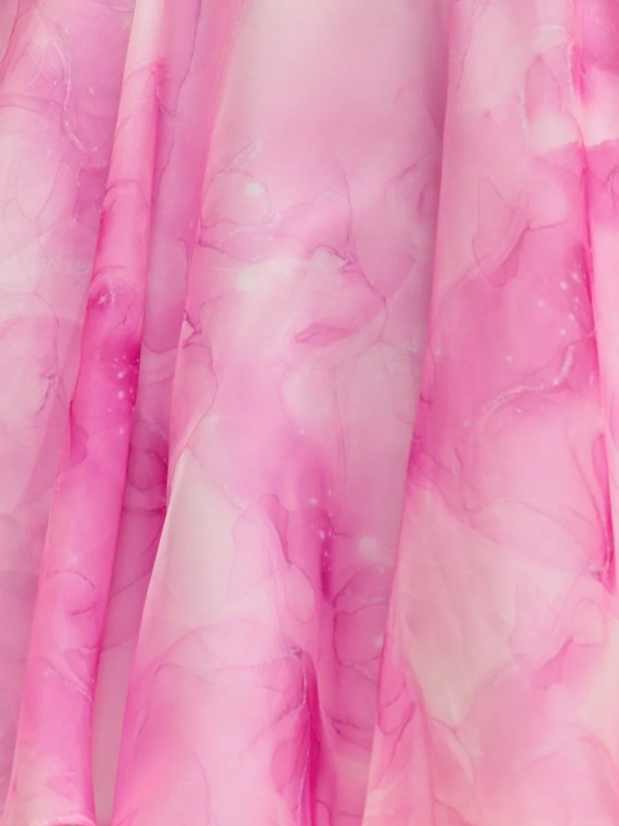 Pink Chiffon Corset A-Line Homecoming Dress