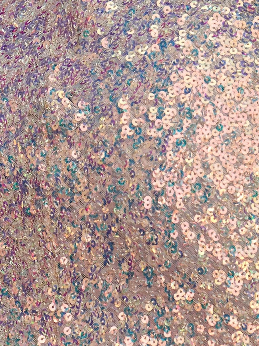 Champagne Sequin Sheath Mini Dress - One Shoulder Glamorous Cocktail Party Attire