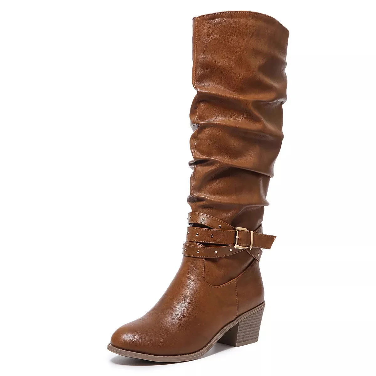 Womens Black Block Heel Ankle Boots - Stylish and Comfortable