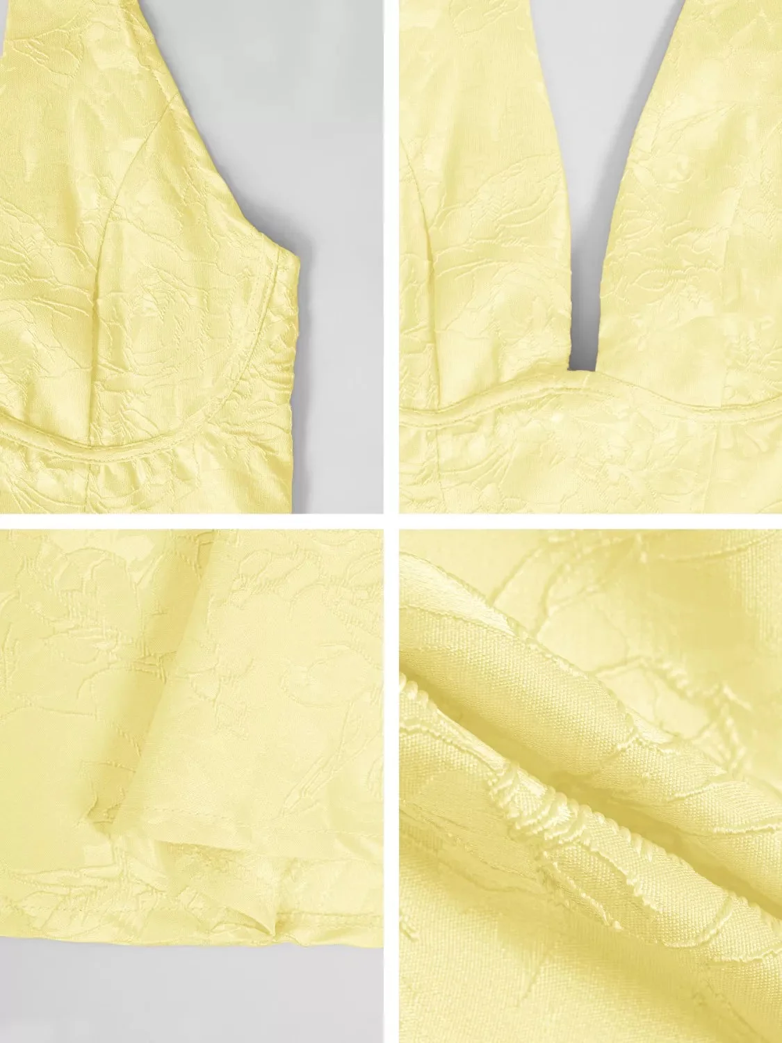 Black Halter Neck Midi Dress with Pockets