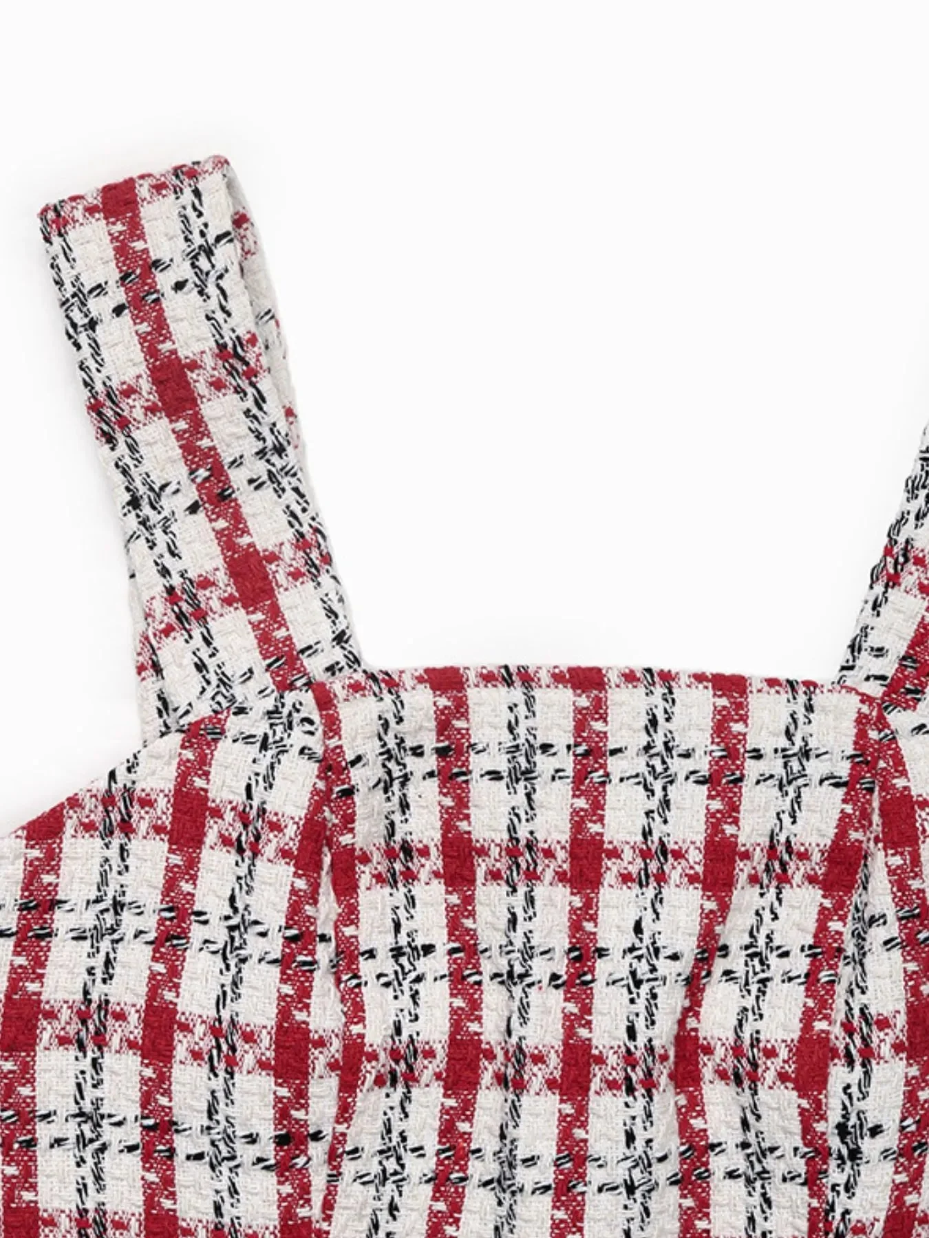 Scarlet Tweed Square Neck Mini Dress