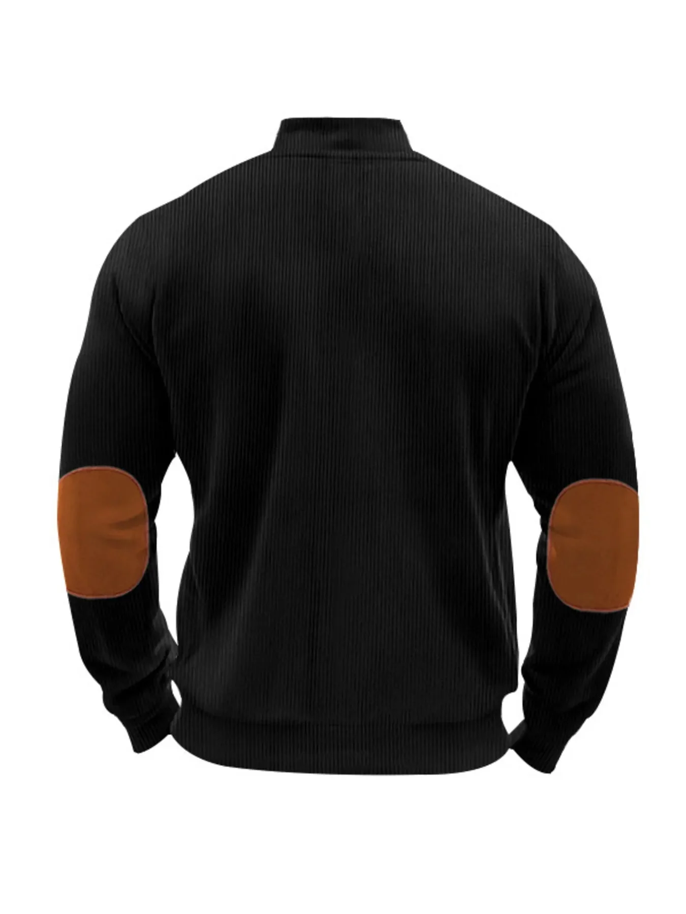 Mens Zip Up Plus Size Long Sleeve Jacket in Multiple Colors