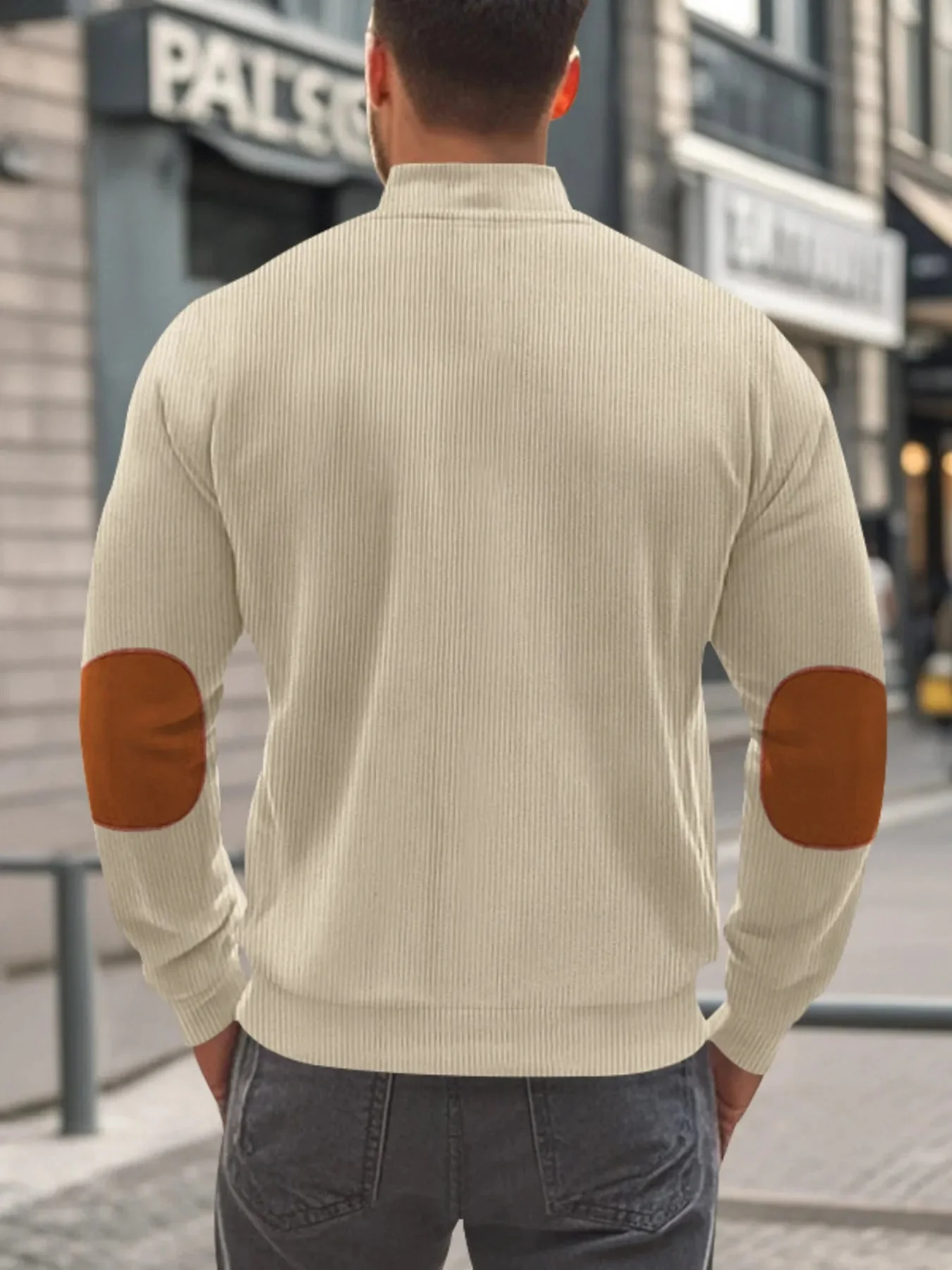 Mens Zip Up Plus Size Long Sleeve Jacket in Multiple Colors