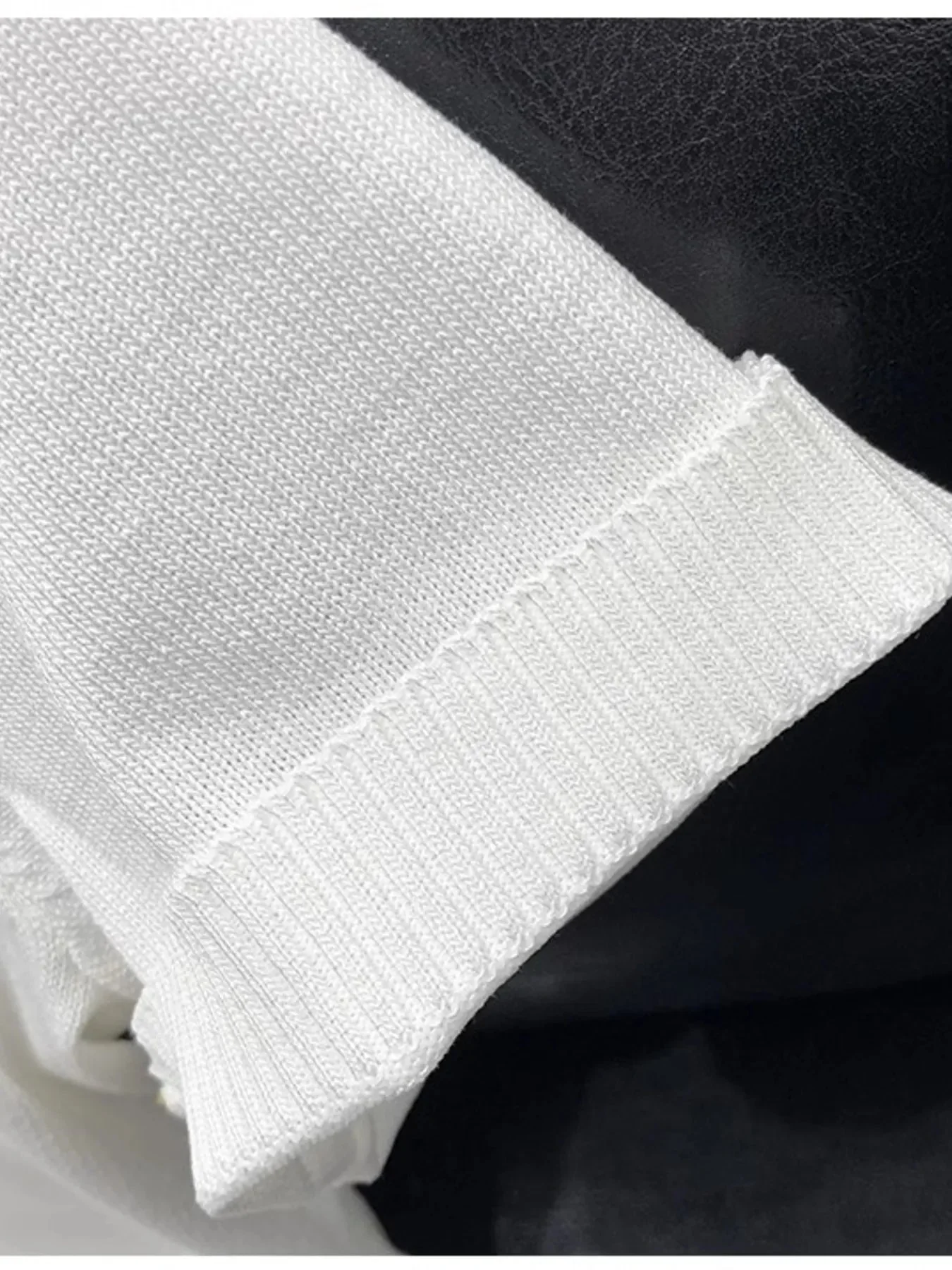 Mens Contrast Trim Knit Polo Shirt Plus Size