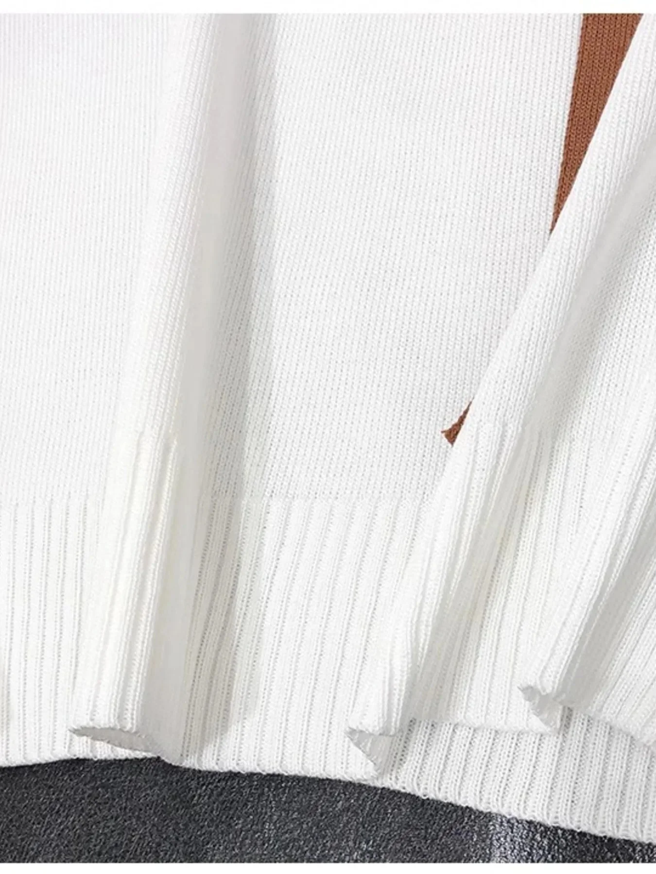 Mens Contrast Trim Knit Polo Shirt Plus Size