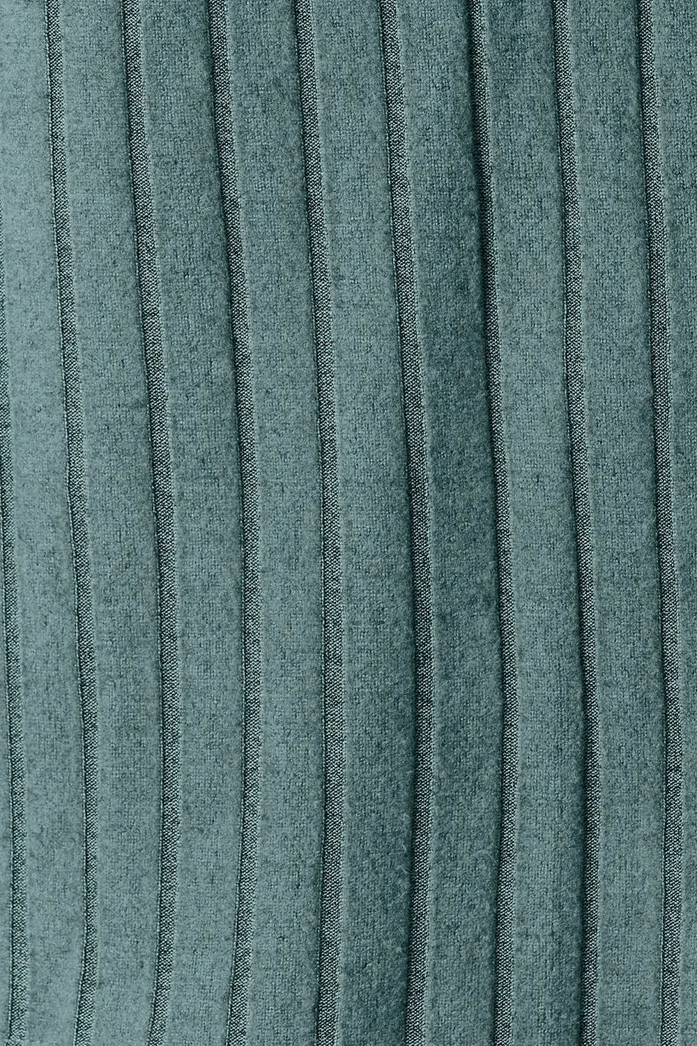 Ribbed Round Neck Long Sleeve Slit Top in Khaki